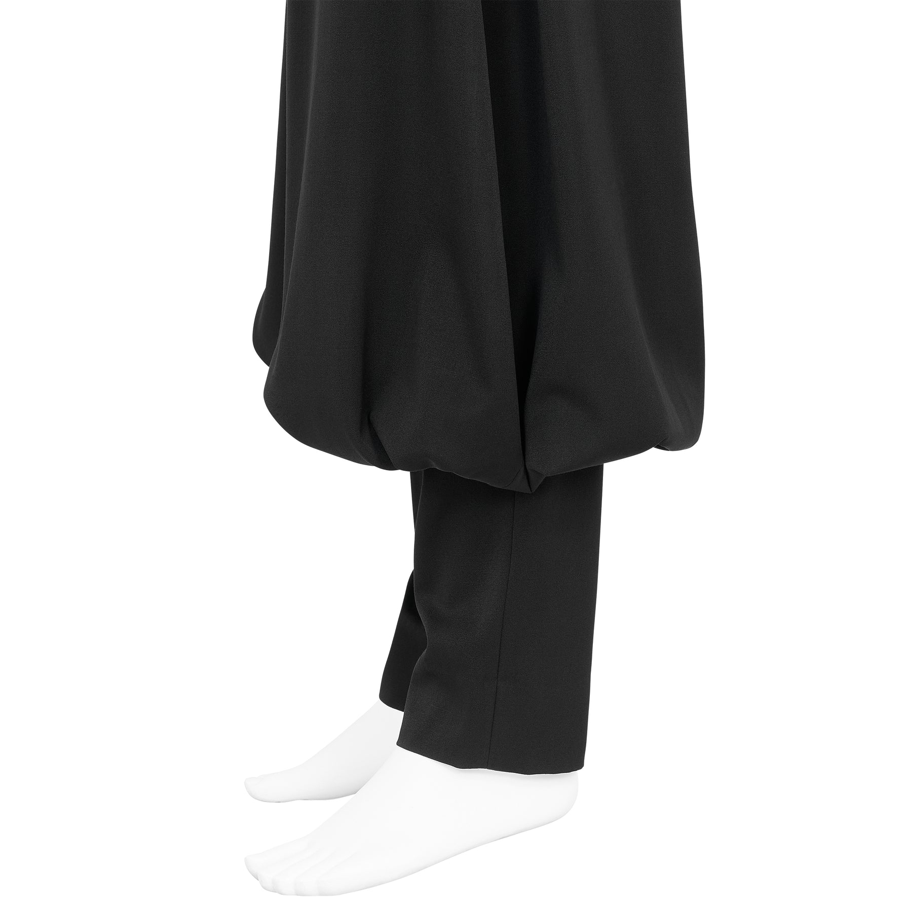 WOOL DOESKIN JODHPURS PANTS BLACK