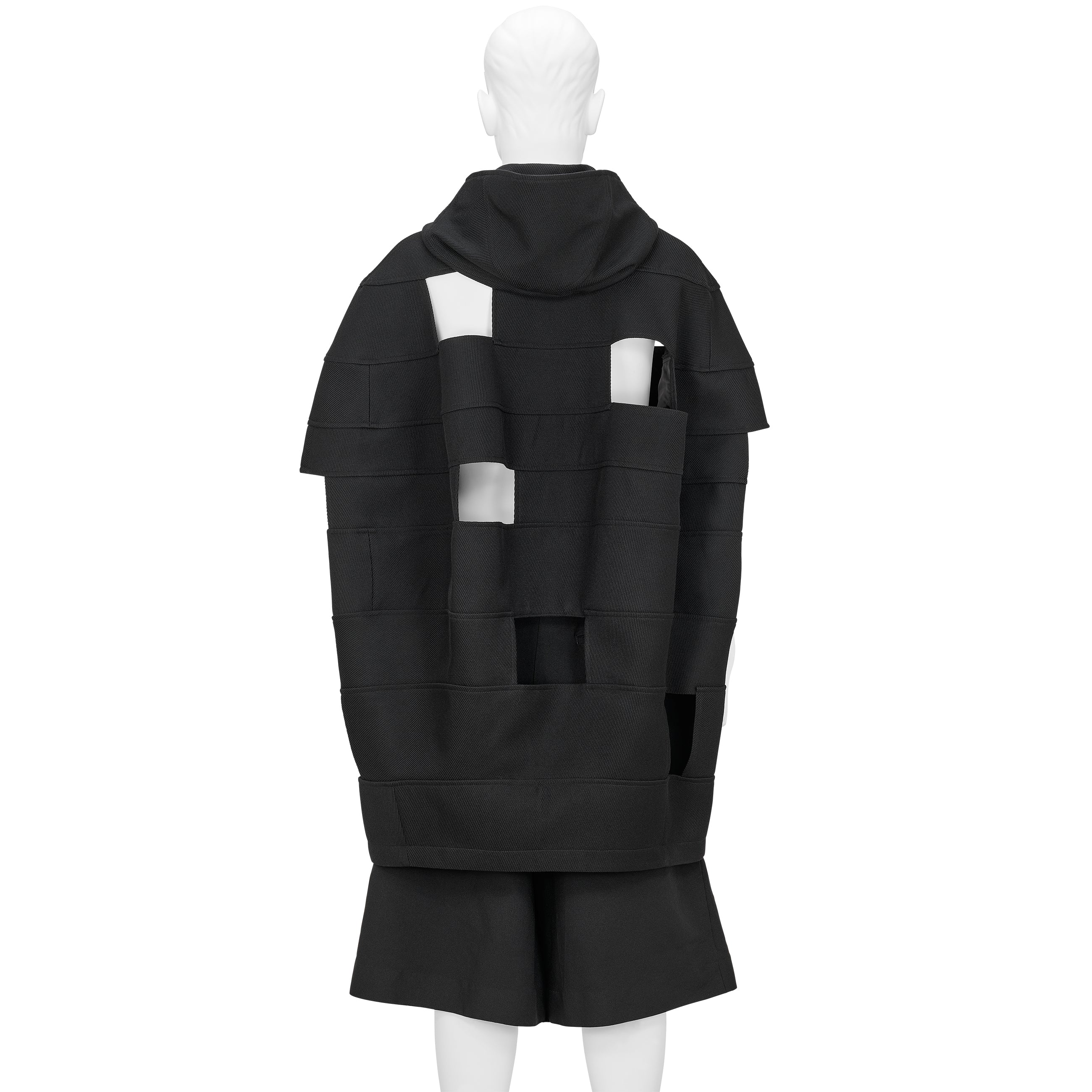 WOOL PONCHO BLACK - COMME des GARÇONS HOMME PLUS(コム デ