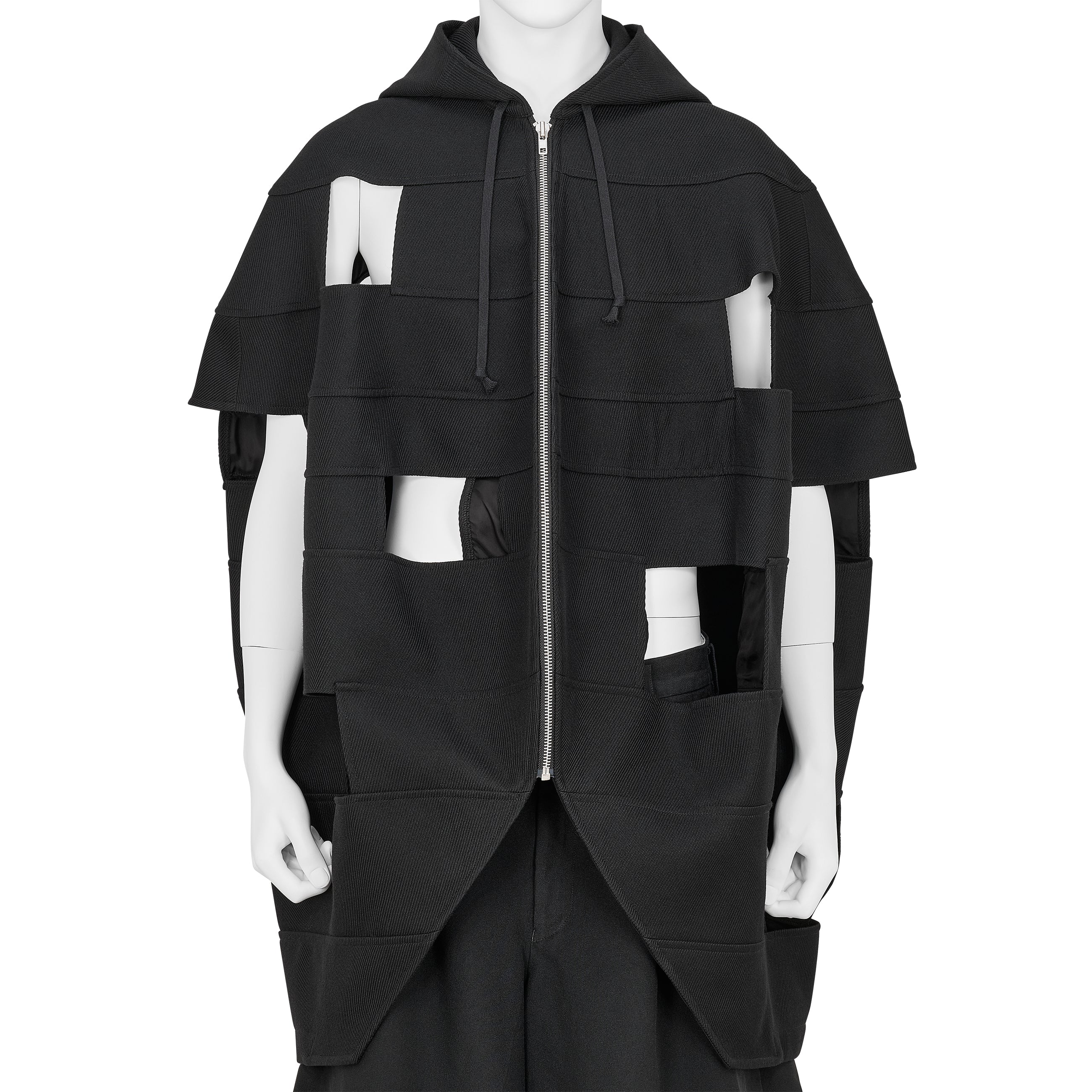 WOOL PONCHO BLACK - COMME des GARÇONS HOMME PLUS(コム デ