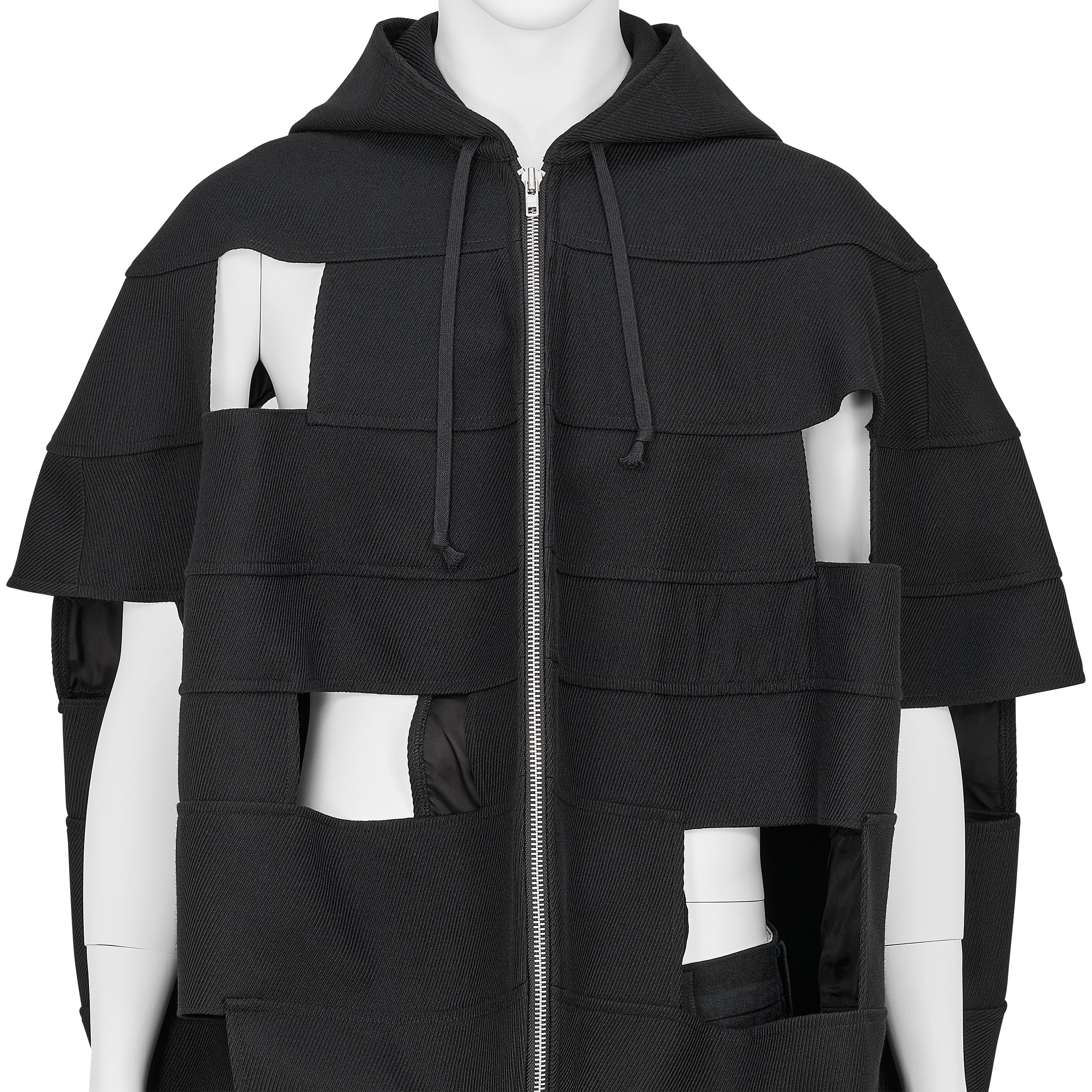 WOOL PONCHO BLACK - COMME des GARÇONS HOMME PLUS(コム デ