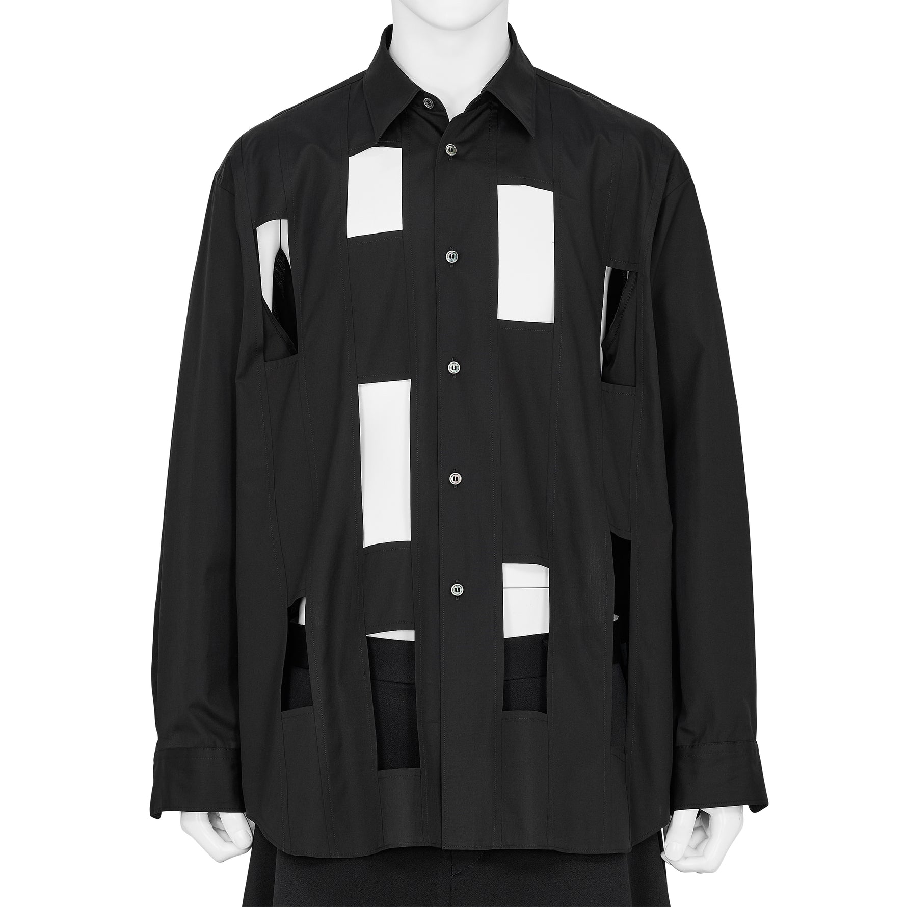 PANEL SHIRT BLACK