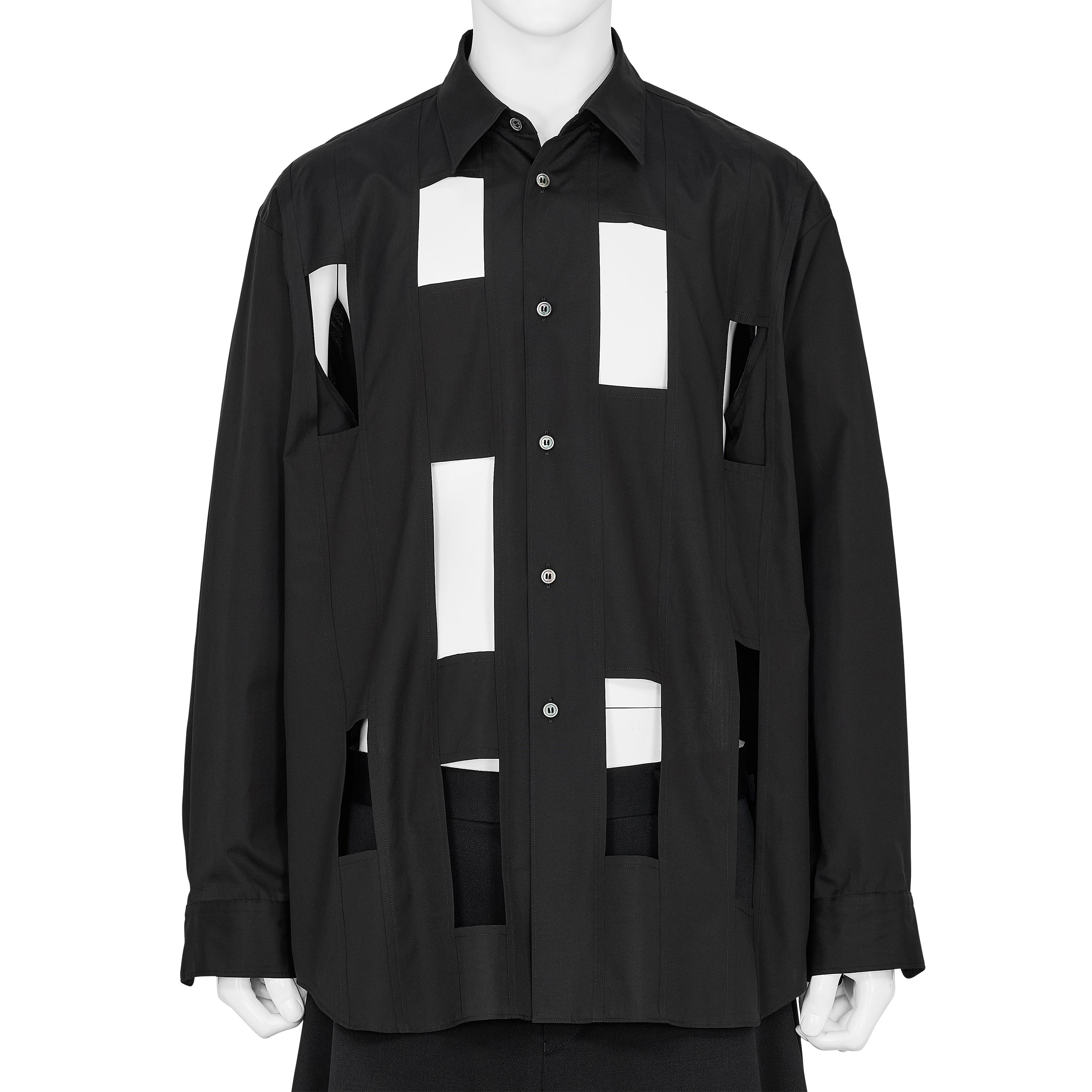 PANEL SHIRT BLACK