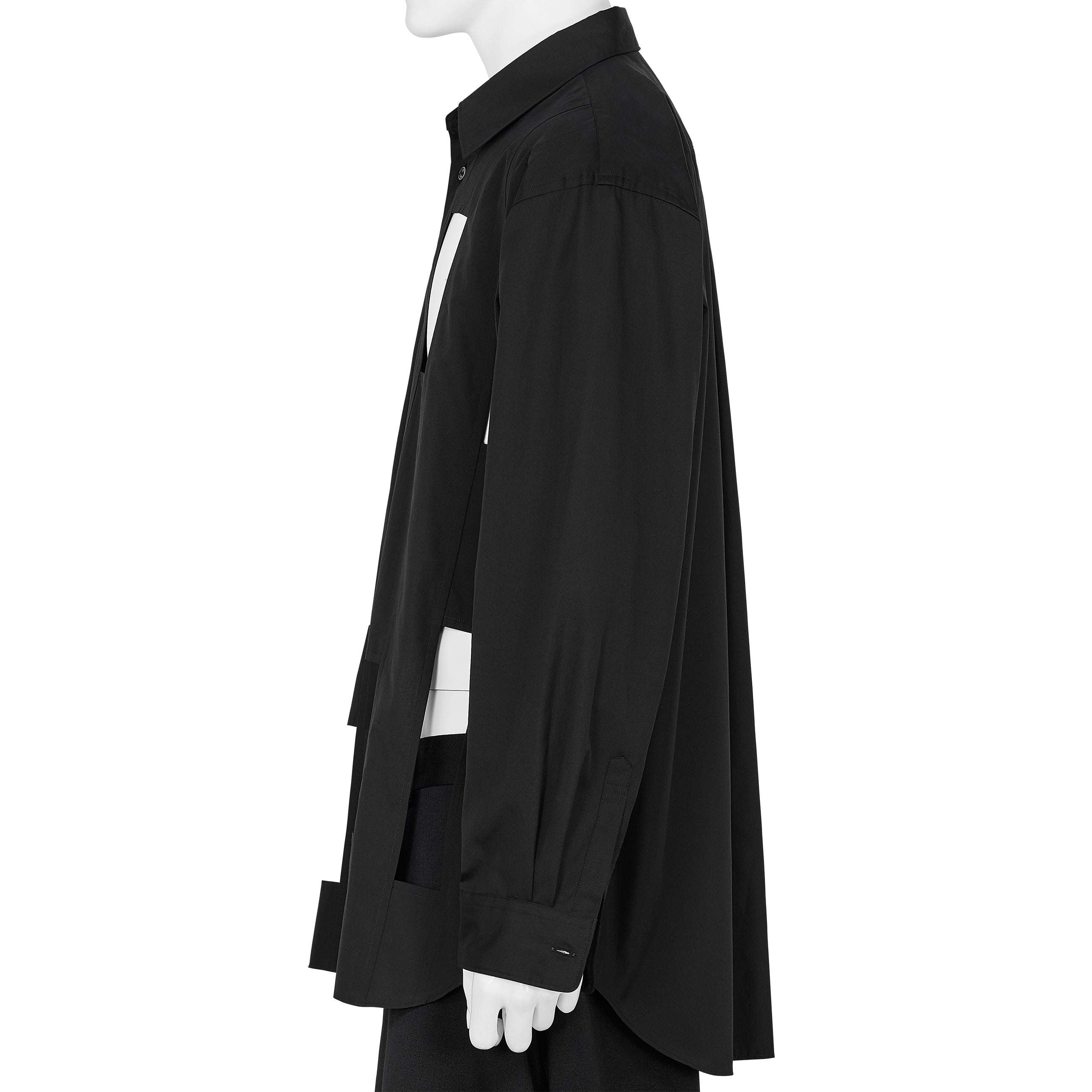 PANEL SHIRT BLACK