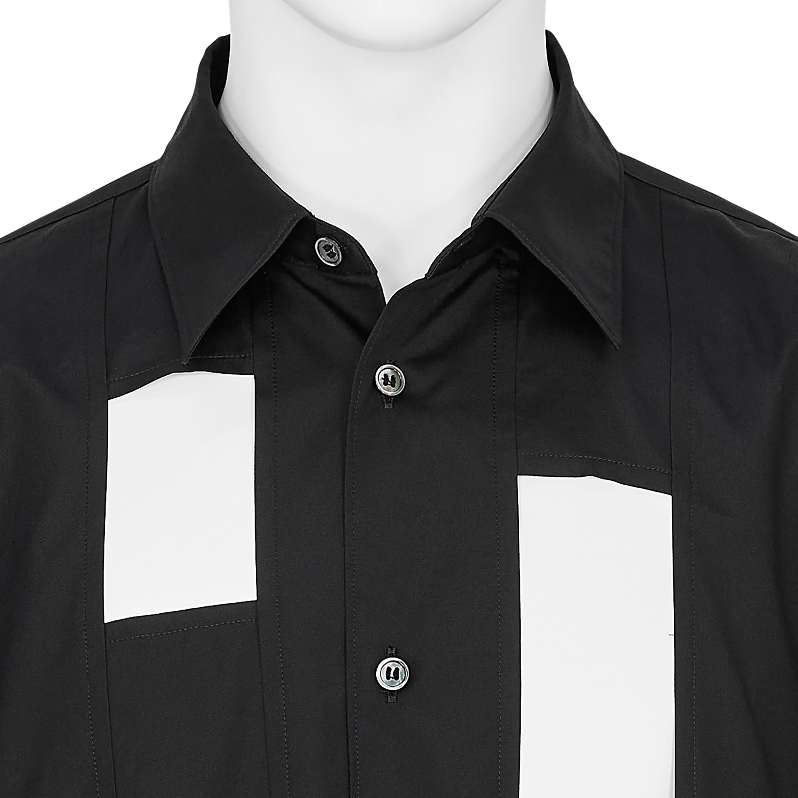PANEL SHIRT BLACK
