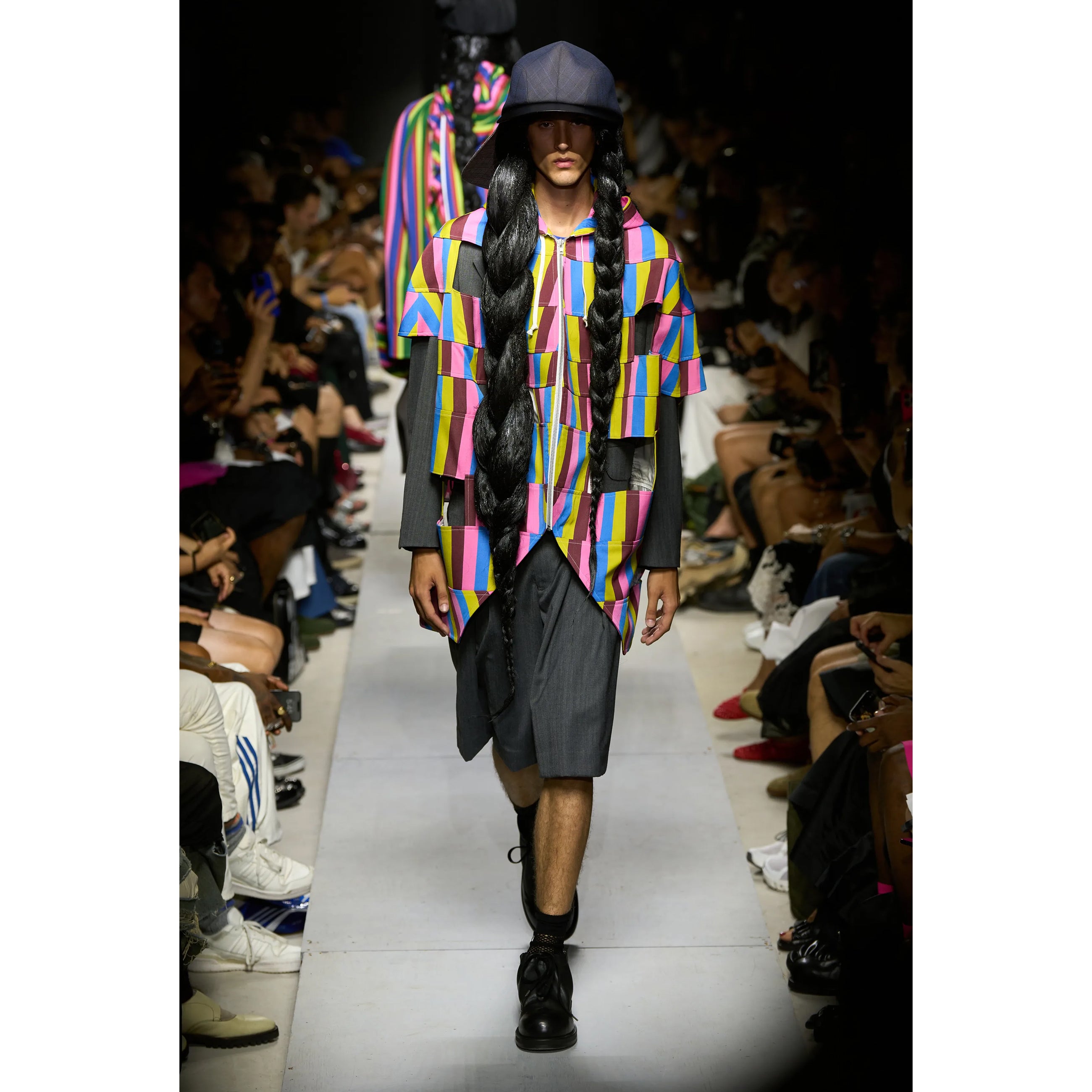 WOOL PONCHO MULTI - COMME des GARÇONS HOMME PLUS(コム デ