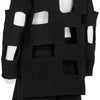 COTTON POLYESTER PULLOVER BLACK