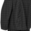 POLYESTER WINDOWPANE CHECK JACKET BLACK