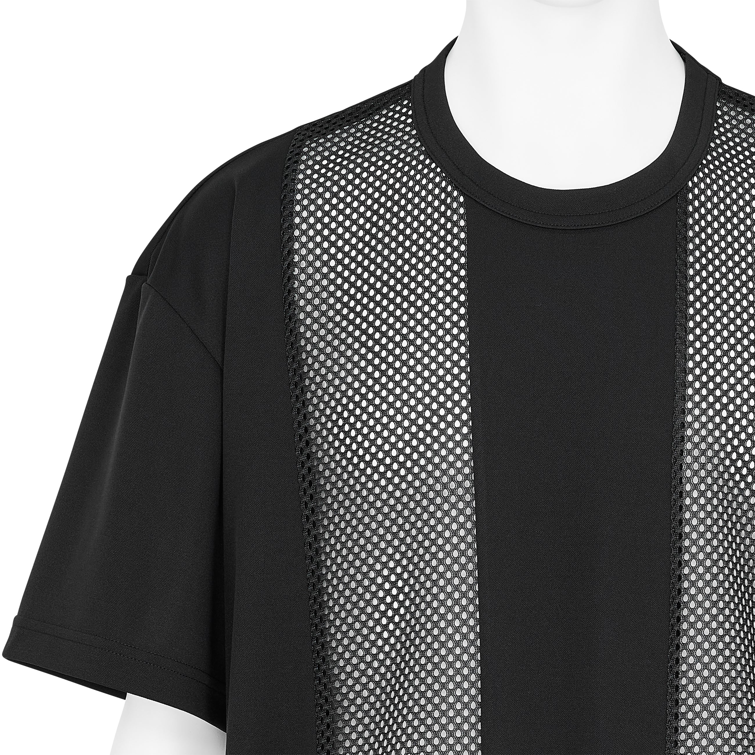 PANEL TEE SHIRT [STRIPE] BLACK - COMME des GARÇONS HOMME