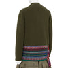 CARDIGAN WITH ASYMMETRY PARTS OLIVE MULTI