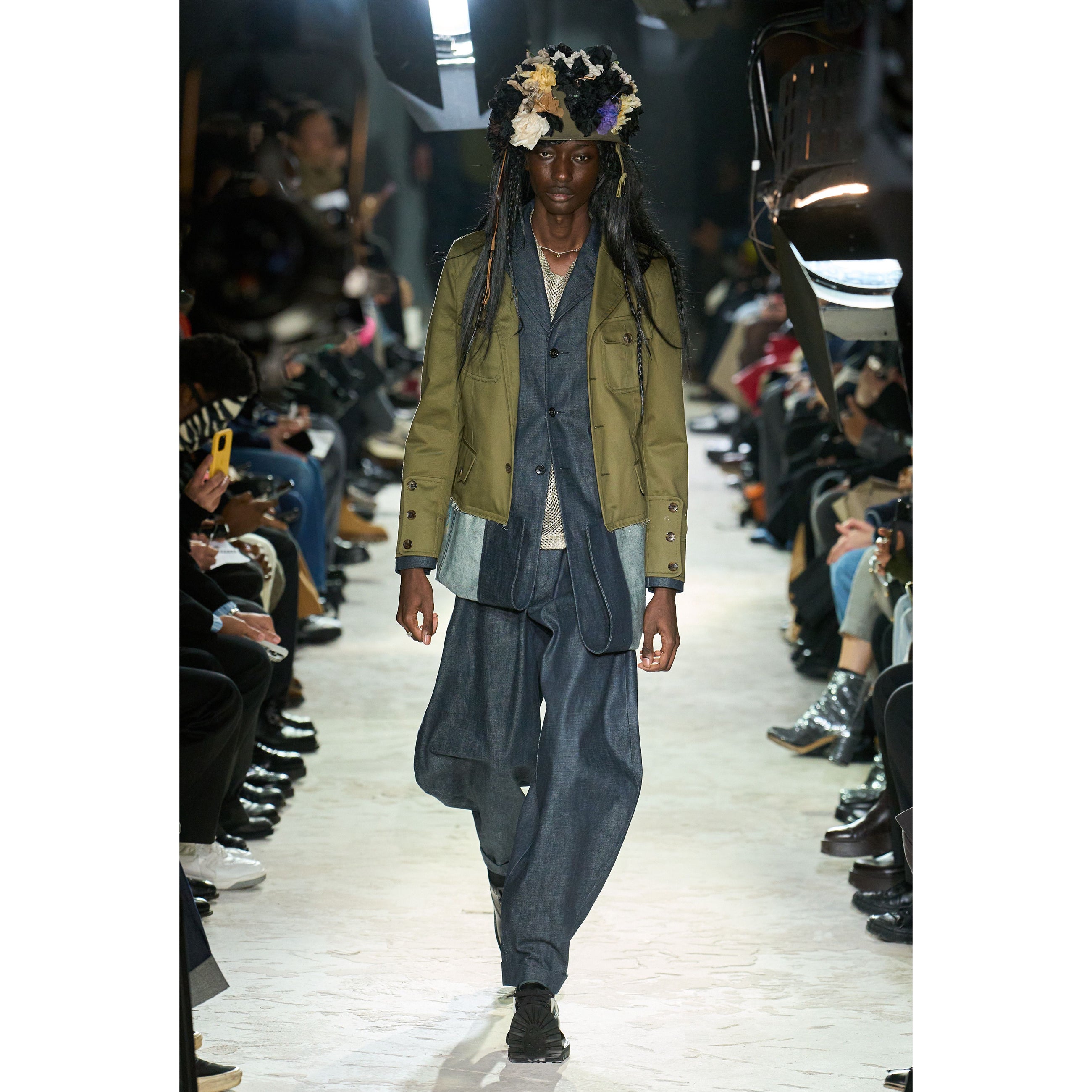 DENIM JODHPURS PANTS INDIGO
