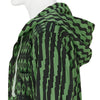 POLYESTER SHIRT WITH HOOD GREEN
