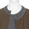 LAYER KNIT BROWN GREY