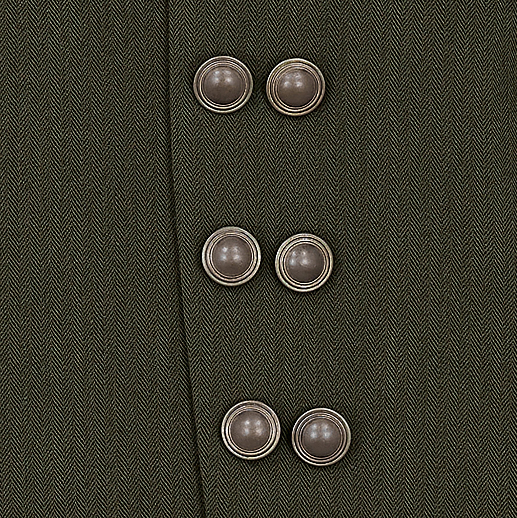 MIX CUT AWAY COAT DARK OLIVE