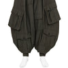 WOOL JODHPURS PANTS WITH POCKET GREY GREEN