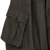 WOOL JODHPURS PANTS WITH POCKET GREY GREEN