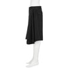 WOOL SATIN SHORTS BLACK