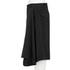WOOL SATIN SHORTS BLACK