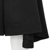 WOOL SATIN SHORTS BLACK