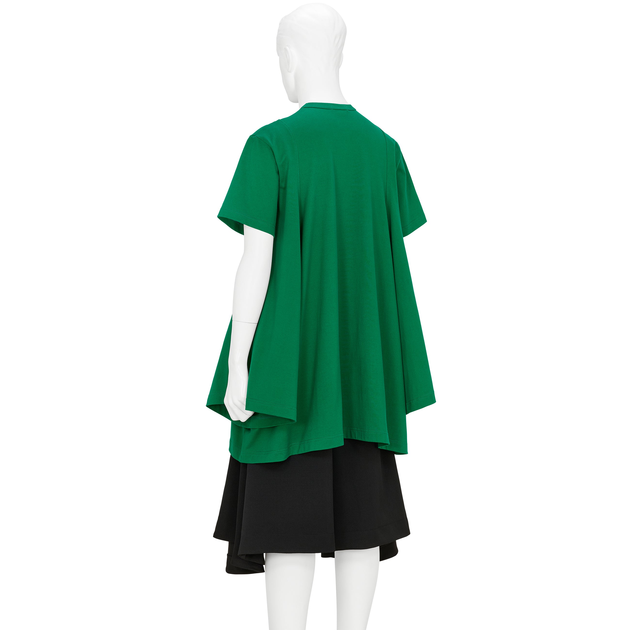 COTTON S/S LONG TEE SHIRT GREEN