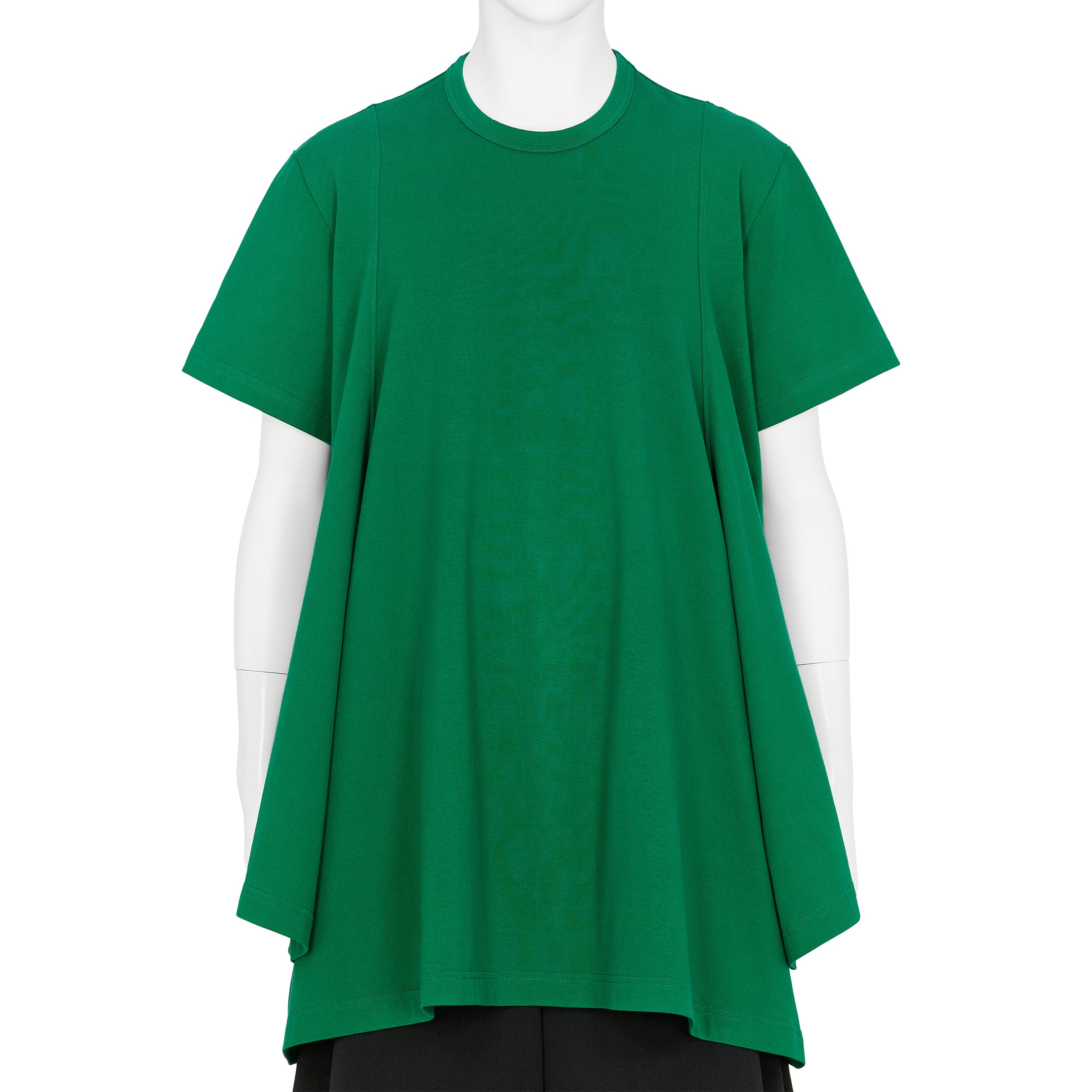 COTTON S/S LONG TEE SHIRT GREEN
