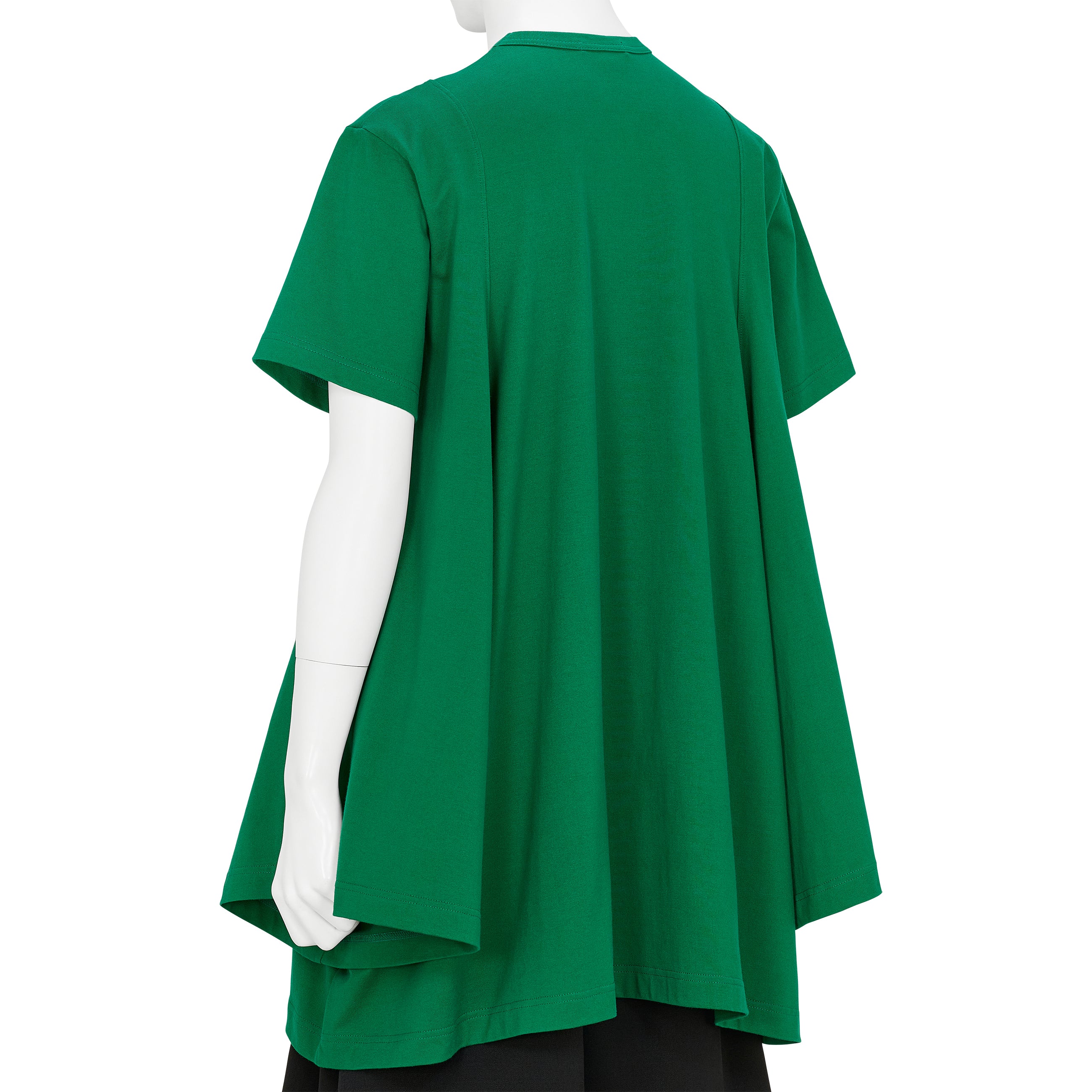 COTTON S/S LONG TEE SHIRT GREEN