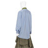 STRIPE TWIST SHIRT WITH POCKET BLUE