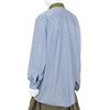 STRIPE TWIST SHIRT WITH POCKET BLUE
