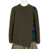 TWIST KNIT OLIVE BLUE