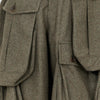 WIDE SHORTS WITH POCKET KHAKI GREEN