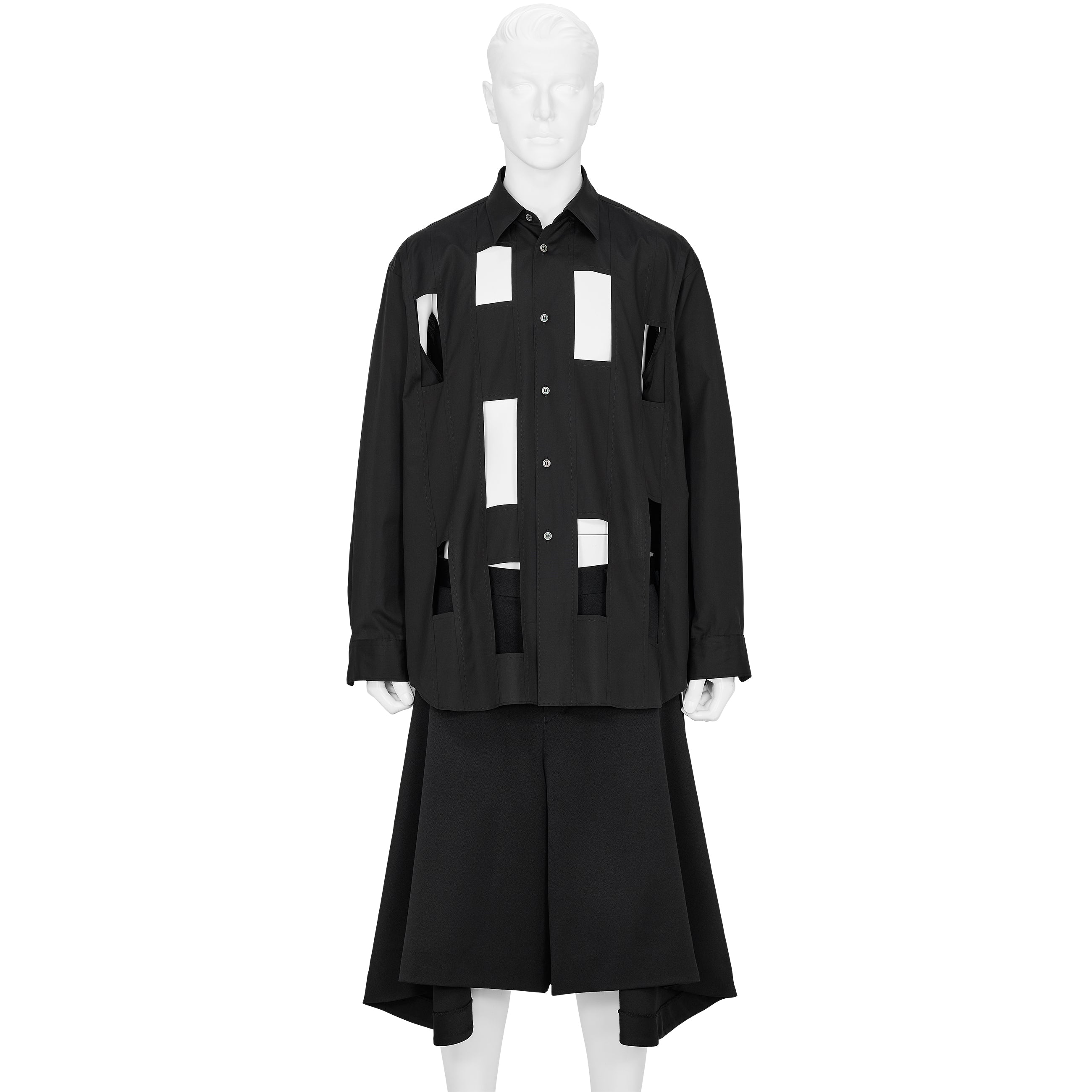 PANEL SHIRT BLACK