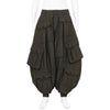 WOOL JODHPURS PANTS WITH POCKET GREY GREEN