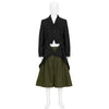 COAT WITH DETACHABLE PARTS BLACK