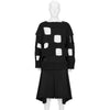 COTTON POLYESTER PULLOVER BLACK