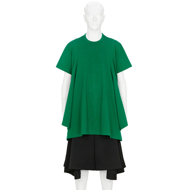 COTTON S/S LONG TEE SHIRT GREEN