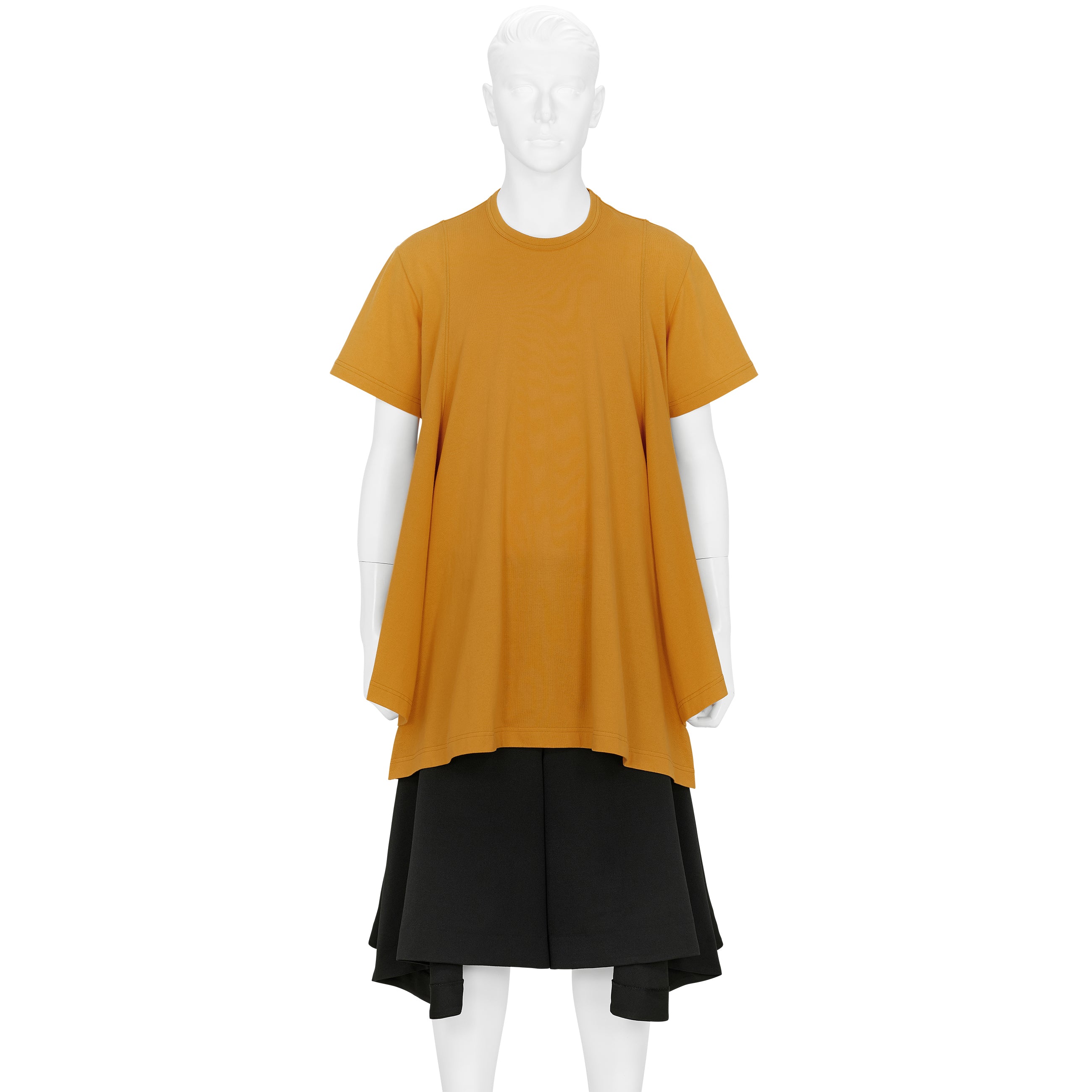 COTTON S/S LONG TEE SHIRT ORANGE