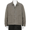 LOT.303 COVERALL JACKET WITH BLANKET LINING MELANGE CHARCOAL