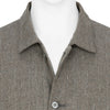 LOT.303 COVERALL JACKET WITH BLANKET LINING MELANGE CHARCOAL