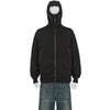 DIAGONAL RAISED FLEECE EXPLORER HOODY BLACK