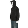 DIAGONAL RAISED FLEECE EXPLORER HOODY BLACK