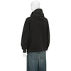 DIAGONAL RAISED FLEECE EXPLORER HOODY BLACK