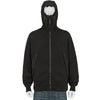 DIAGONAL RAISED FLEECE EXPLORER HOODY BLACK