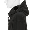 DIAGONAL RAISED FLEECE EXPLORER HOODY BLACK