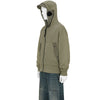 DIAGONAL RAISED FLEECE EXPLORER HOODY OLIVE
