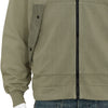 DIAGONAL RAISED FLEECE EXPLORER HOODY OLIVE