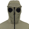 DIAGONAL RAISED FLEECE EXPLORER HOODY OLIVE