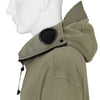 DIAGONAL RAISED FLEECE EXPLORER HOODY OLIVE