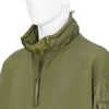 DIAGONAL RAISED FLEECE HALF ZIP SWEAT ELMWOOD GREEN