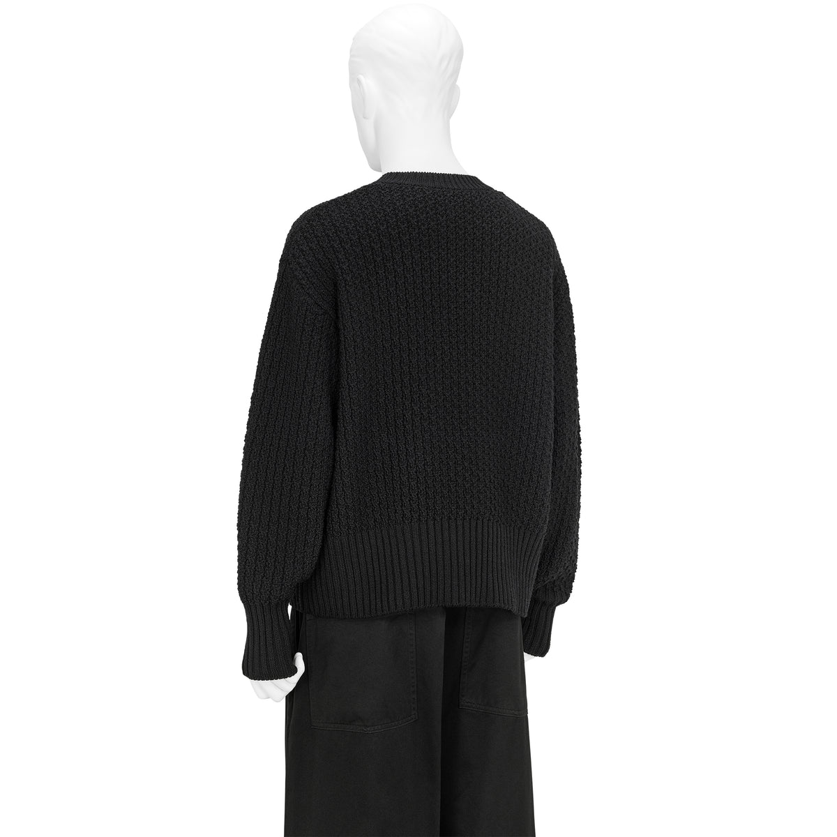 LOT.525 CREWNECK SWEATER BLACK