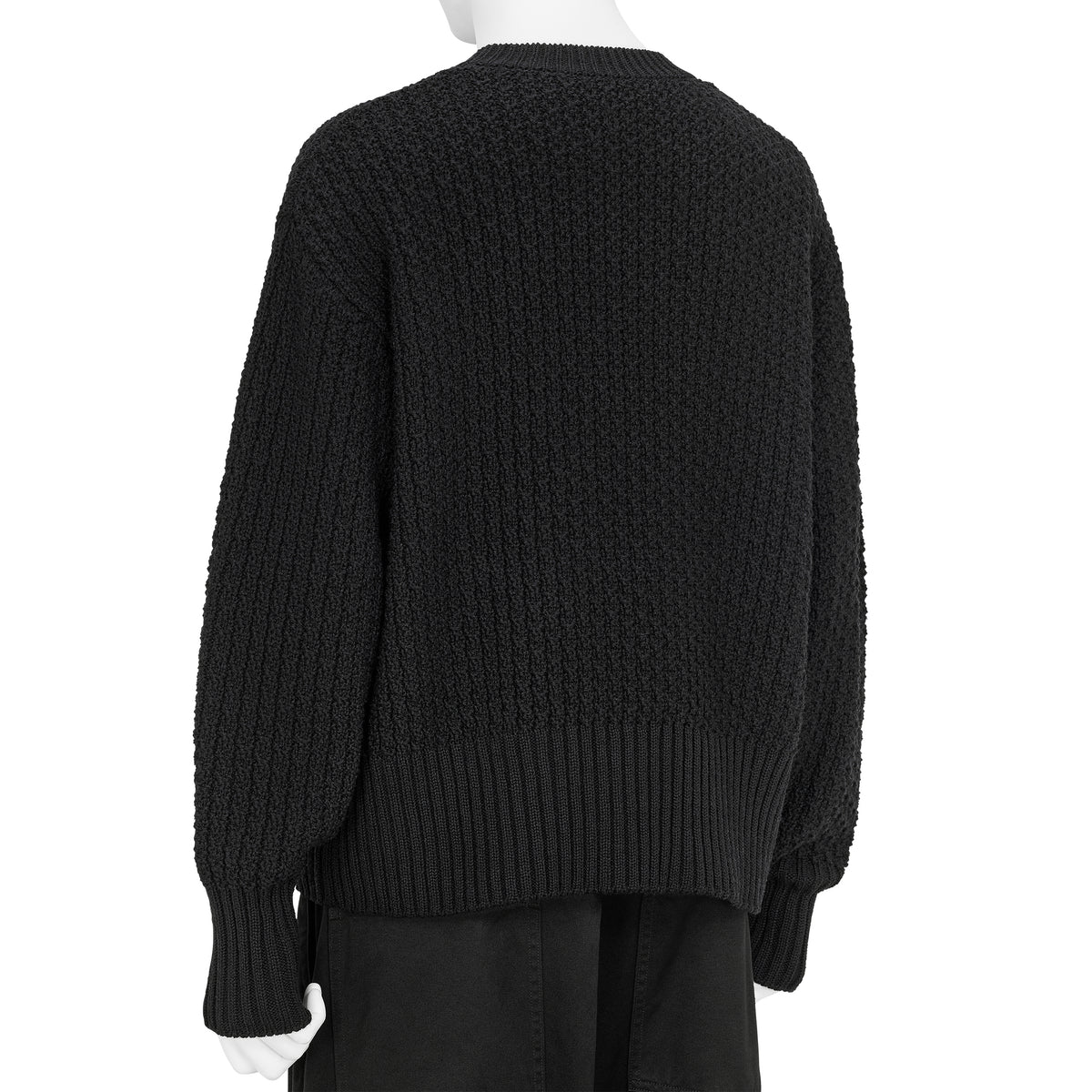 LOT.525 CREWNECK SWEATER BLACK