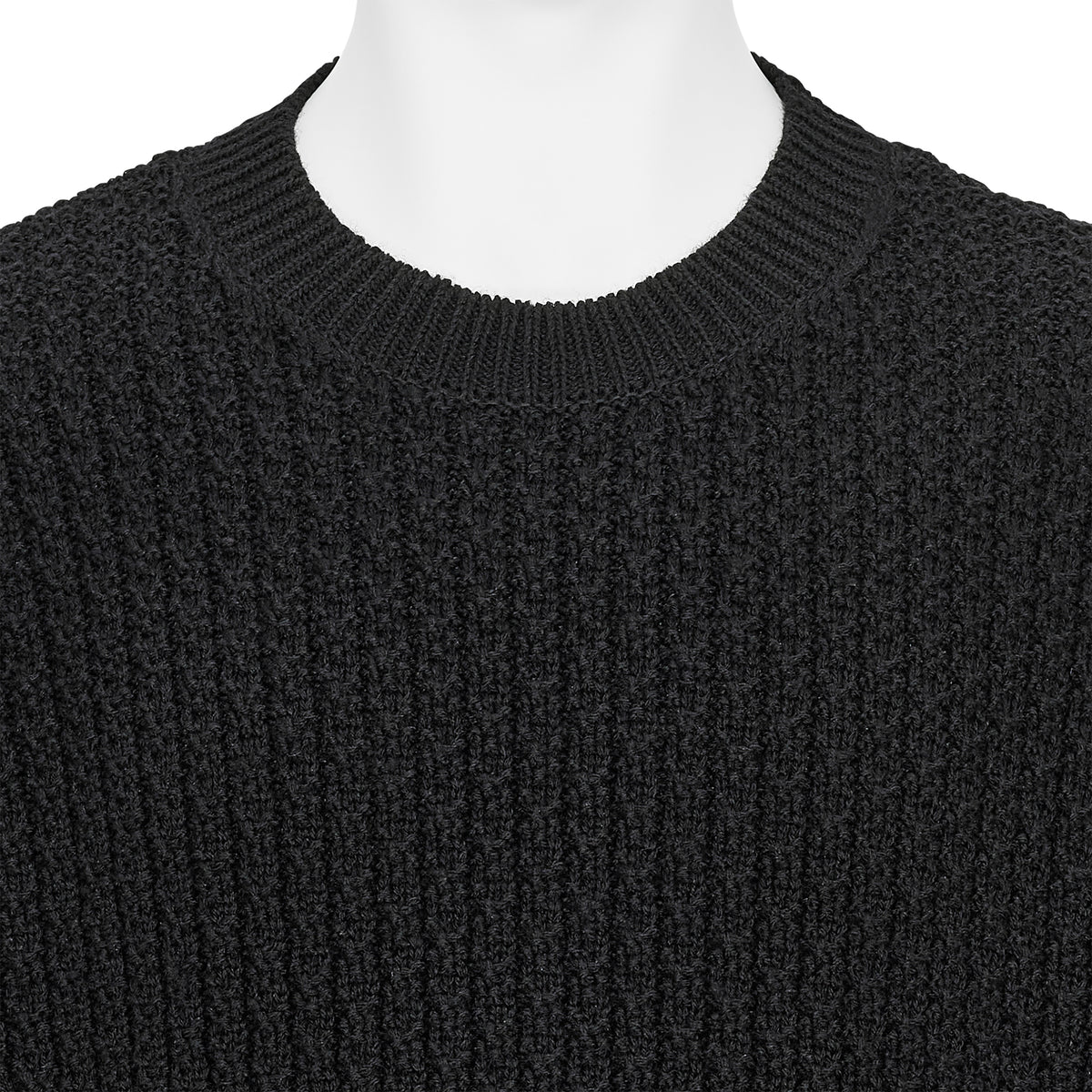 LOT.525 CREWNECK SWEATER BLACK